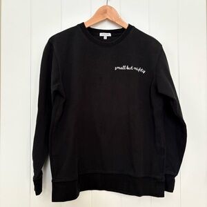 Petite Studio Sweatshirt Size Small Color Black